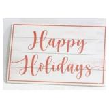 Composite Happy Holidays Sign 16 x 23