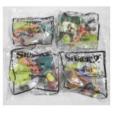 Lot of 4 Shrek Happy Meal Toys (New)