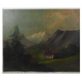 Oil on Canvas Frame 25x31