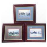 3 Civil War Framed Prints 10.5x12.5