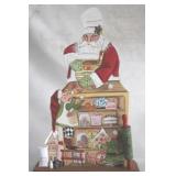 Wood Santa Decoration - 19" x 13" x 3"