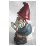 Gnome on Toilet Figure - 9" Tall