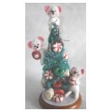 Annalee Mouse Christmas Tree - 10" Tall