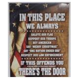 Metal Sign - 12.5" x 15.5"