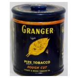 Granger Pipe Tobacco Tin 6"