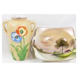 2 Japanese Pottery Items