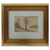 Unsigned Frame "Fall Day" 10x11