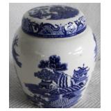 Blue/White Ginger Jar 4"
