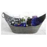 Metal Bucket & Contents