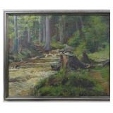 Oil on Canvas Frame (Damaged) 21x25