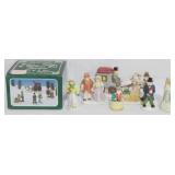 Assorted Miniature Figures with Box