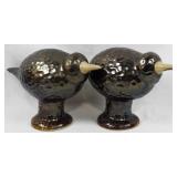 2 Bird Figures 6.5"