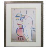 Woman with Vase Giclï¿½e by Peter Max