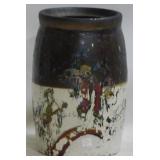 Brown & White Crock, as is 15"