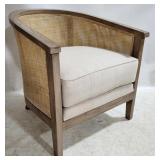 Furniture Classics Cane Inset Barrel Chair