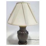Metal Base Asian Table Lamp 26"