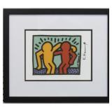 Best Buddies Giclee by Keith Haring