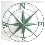 Metal Compass Star - 42" Round
