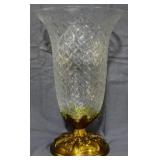 Martin Benito Design Crystal Vase 14"