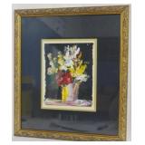 Original Floral by Anna Sandhu Ray 13x14.5