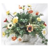 Ceramic Flower Arrangement - 16" x 20"