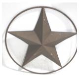 Metal Texas Star - 26" Round