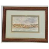 "Beach Dunes & Village" by E Maury