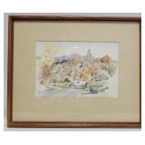 Autumn Street Scene by Susie Neikirk