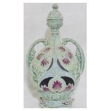 Vintage Nippon Heavy Moriage Covered 10" Vase