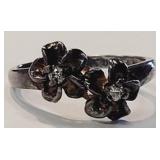 Sterling size 5.5 Floral Ring