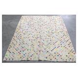 Vintage Hand Stitched Cathedral Quilt