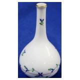Herend Blue Garland Bud Vase 5"