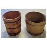 2 Early Wooden Buckets