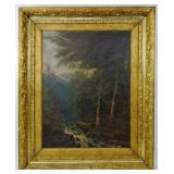 "Dark Forest" Oil on Canvas Frame by Durfe