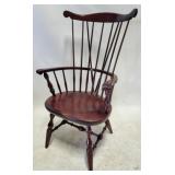 Signed Nichols & Stone Brace Back Windsor Chair