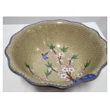 Cloisonne Bowl w/ Birds 4 x 9