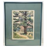 Artist Signed Watercolor 17 x 14