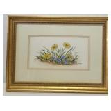 "Daisy" Artist Signed Watercolor