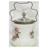 Vintage Wave Crest Biscuit Jar 10"