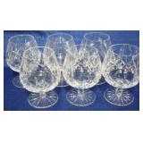 6 Waterford Crystal Brandy Snifters 5.5"
