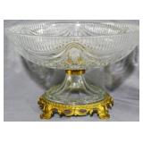 Martin Benito Crystal Centerpiece 7.5x11.5"