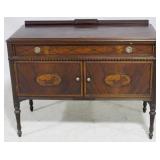 Inlaid Sheraton mahogany brandy board