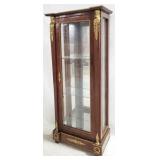 French Vitrine w/ Brass Ormolu