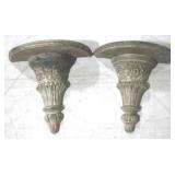 Pair Wood Wall Corbels - 14" x 13"