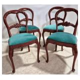4 Matching Balloon Back Chairs