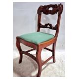 Carved Victorian Chair - 32 x 17 x 16