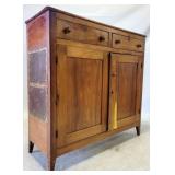 Southern Walnut Primitive Pie Safe
