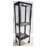 Metal 1 Door Cabinet on Rollers