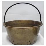 Early Brass Bucket 14 x 14
