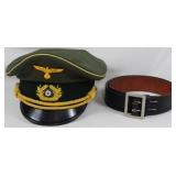 James Mason Hat w/ Labels "The Desert Fox"